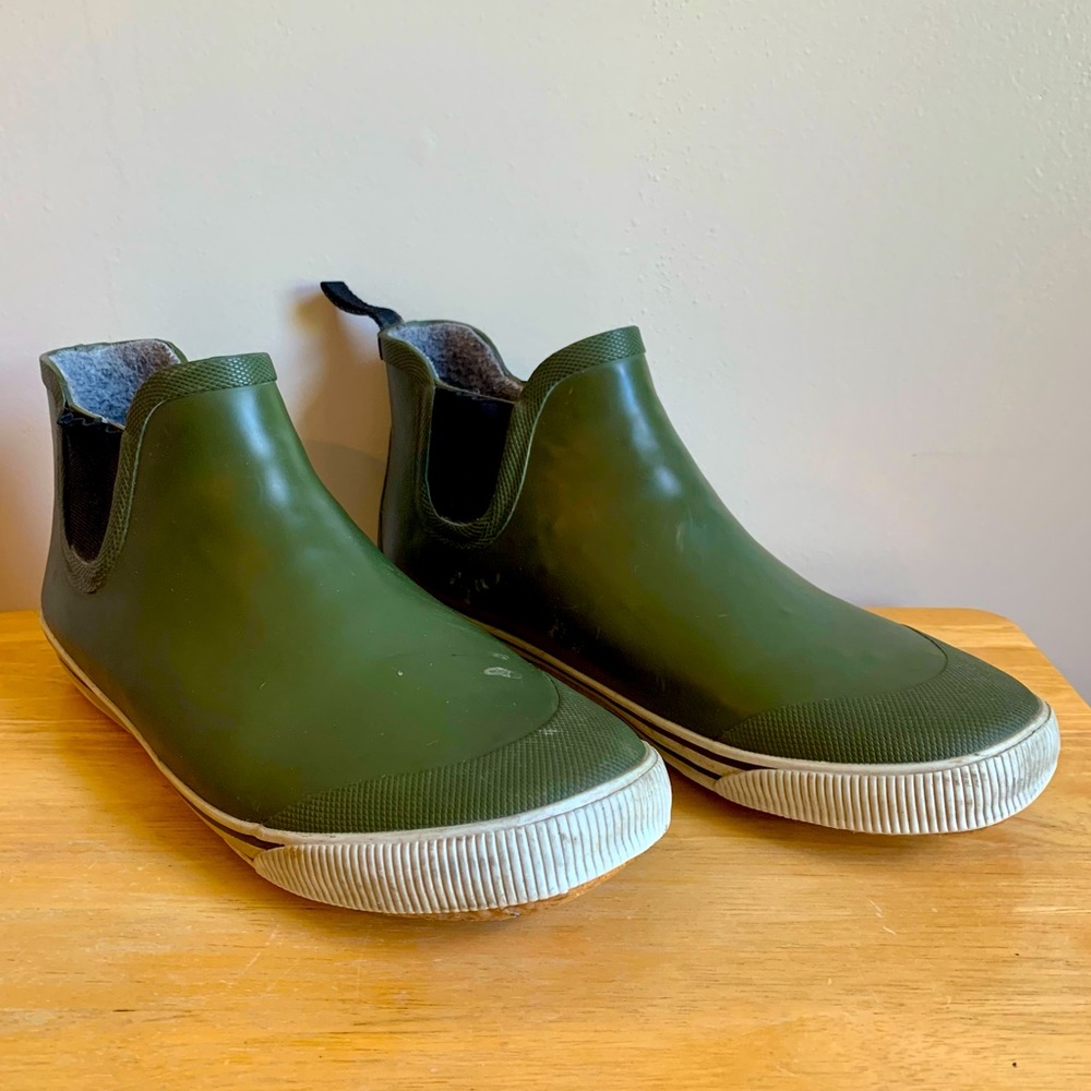 Tretorn Rubber Rain Boots Green Size 10